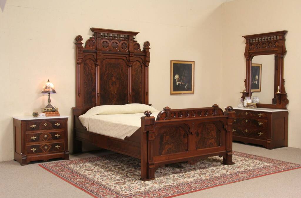 antique bedroom furniture 1800's