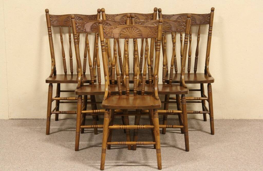 early 1900s dining room chairs