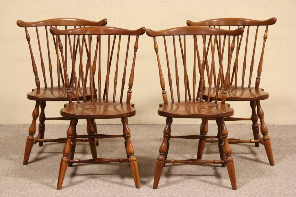 antique cherry dining room chairs