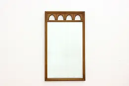 Midcentury Modern Vintage Walnut Wall Mirror, Bassett #49566