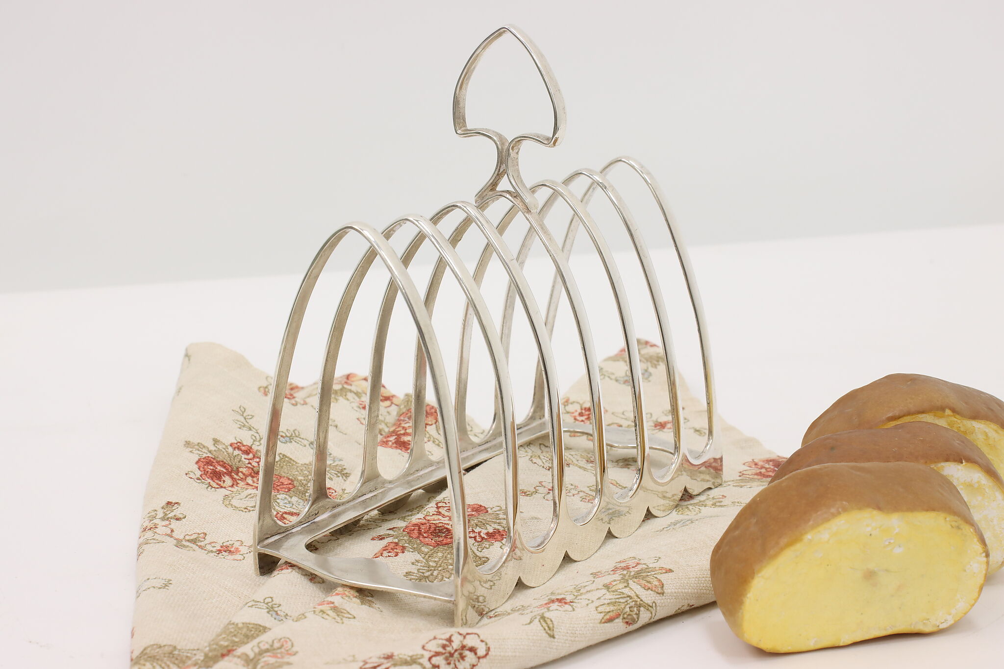 Silver Toast Rack, Victorian Silver for Sale