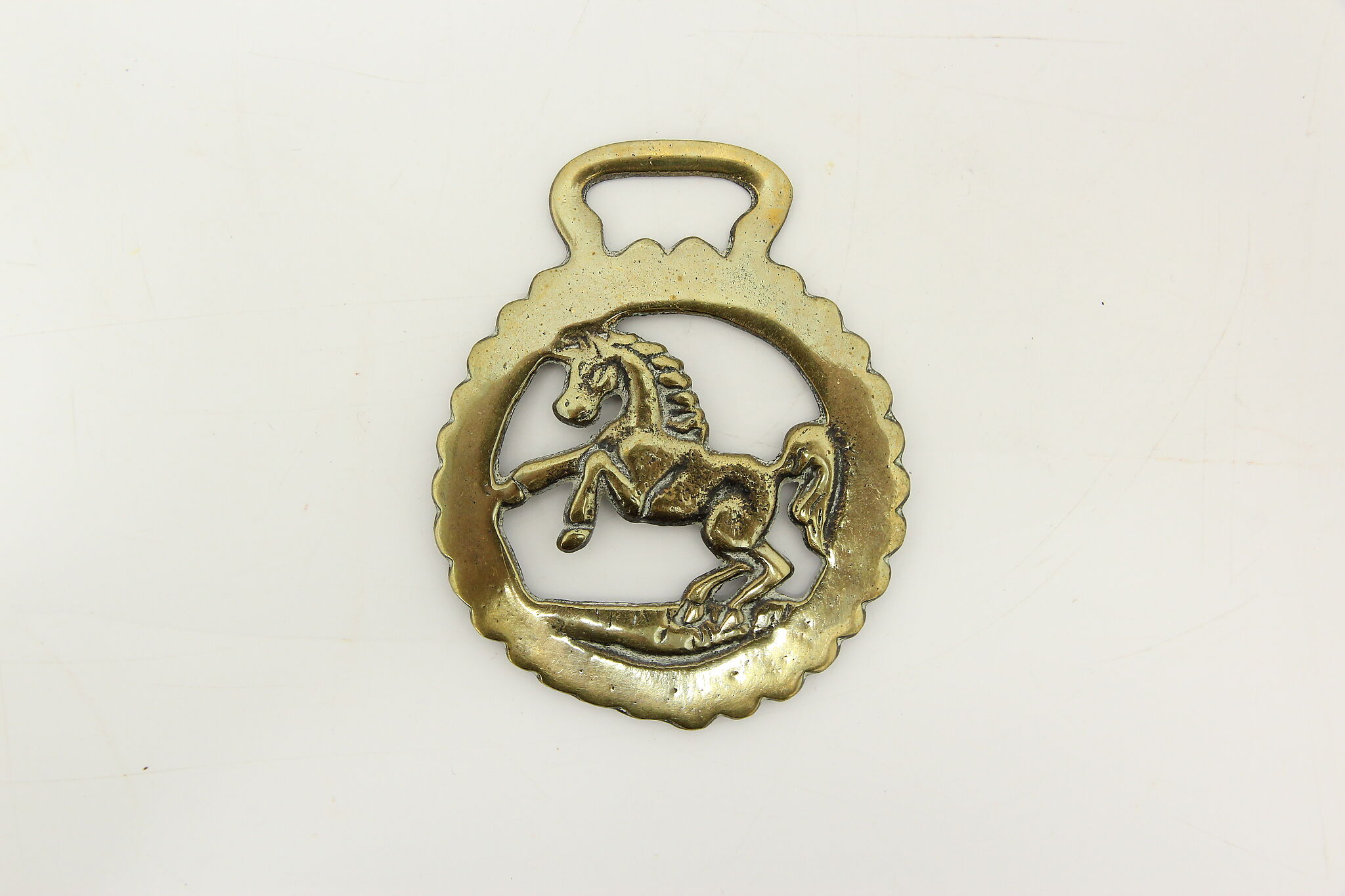 Brass Harness Medallions - Set of 4. Vintage