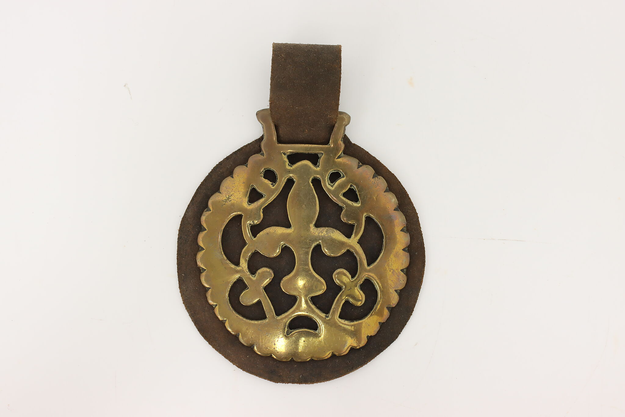 Antique Brass Harness Medallions Set of 4 