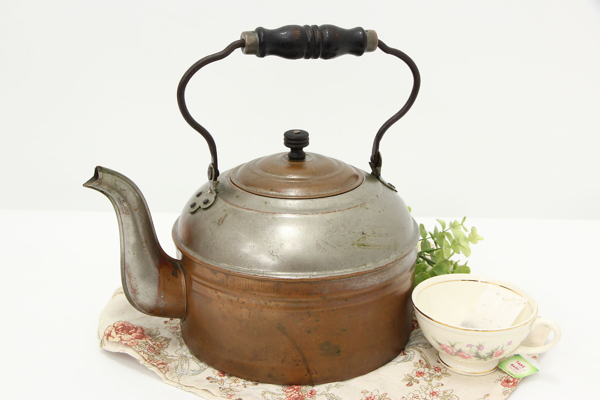  Tea Kettle for Stove Top, Vintage Tea Kettle, Copper