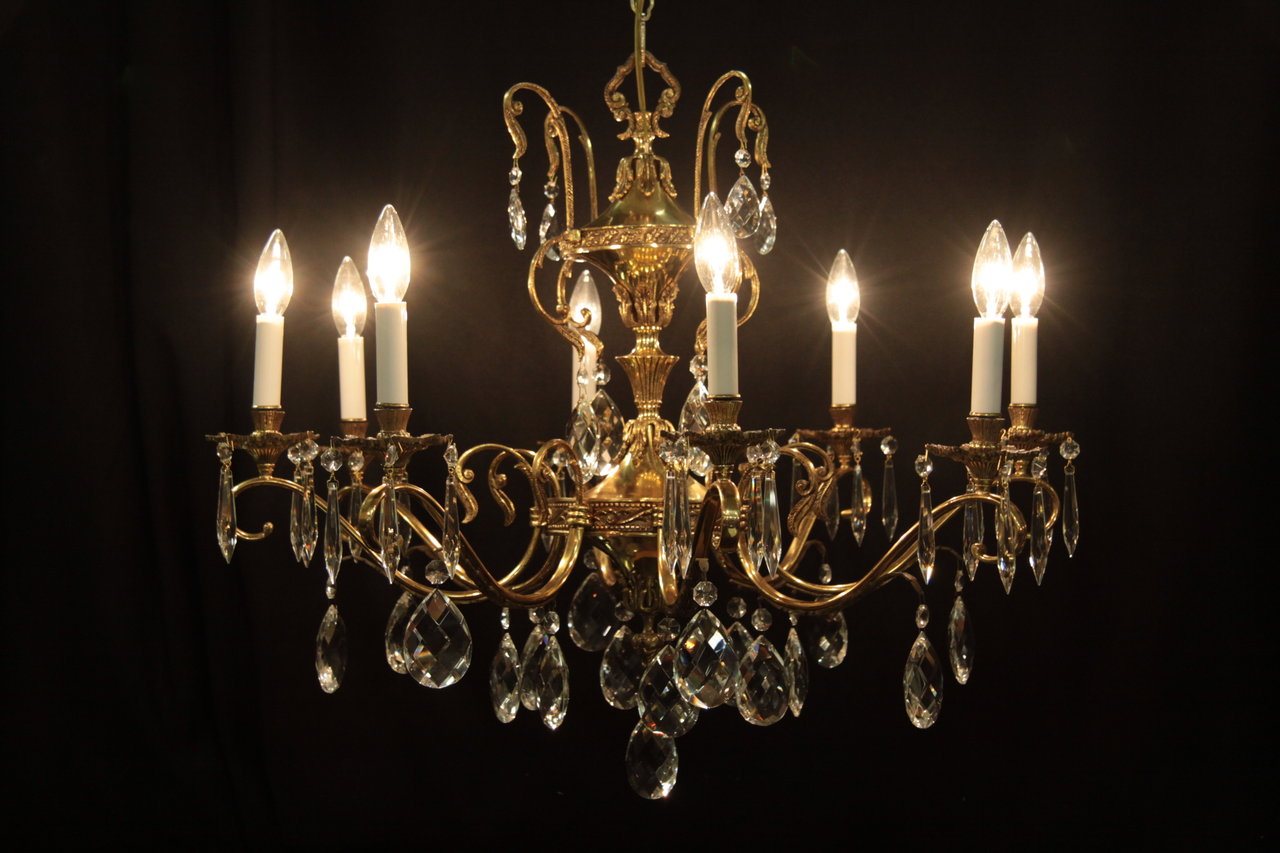 Candle Holder Solid Brass Victorian Nightstand Elegant 