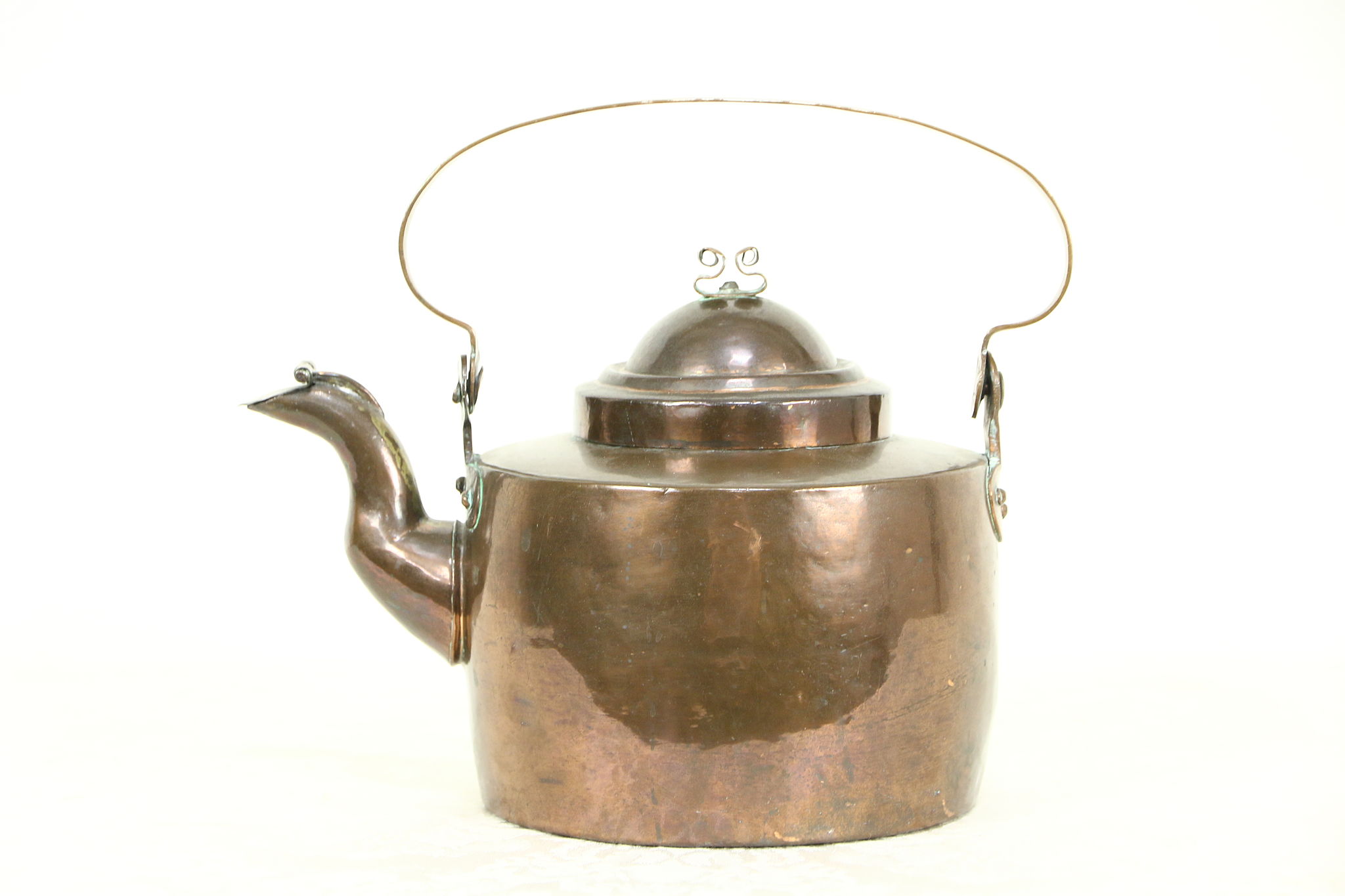 English Antique Hot Toddy Brass Tea Pot or Kettle, C & B #45102