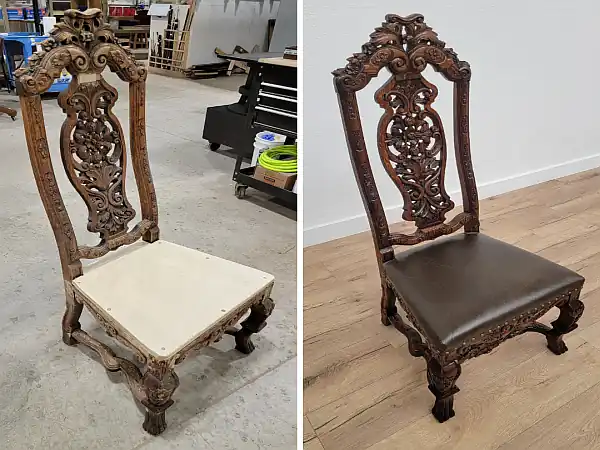 antique chair restoration