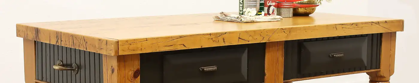 Farmhouse Salvage Kitchen Island