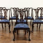 set of 8 georgian chairs