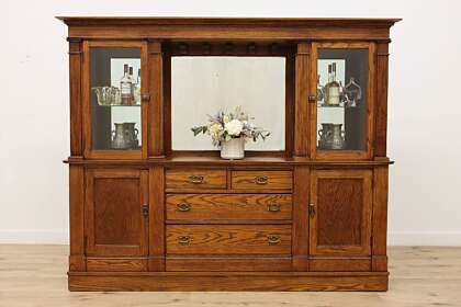 1900s Craftsman Back Bar