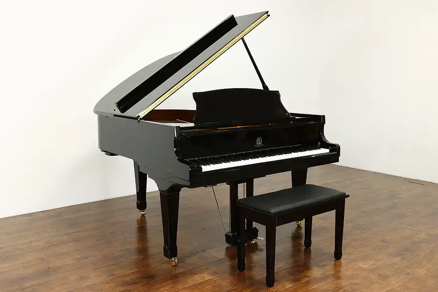 Main image of Traditional Ebony Grand Piano with Pianomation Player, 2008 Story & Clark