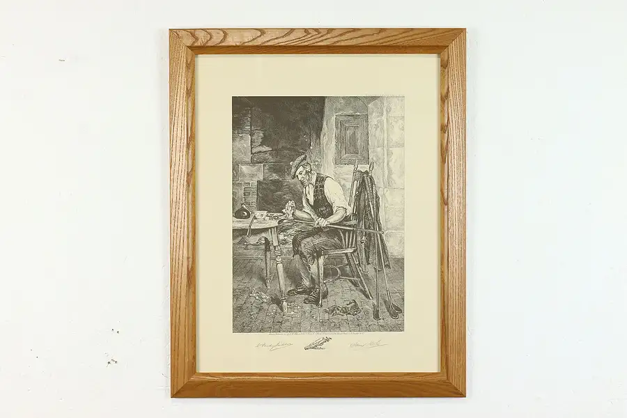 Main image of "The Royal & Ancient" Club Antique Golf Etching after Sadler 25.5"