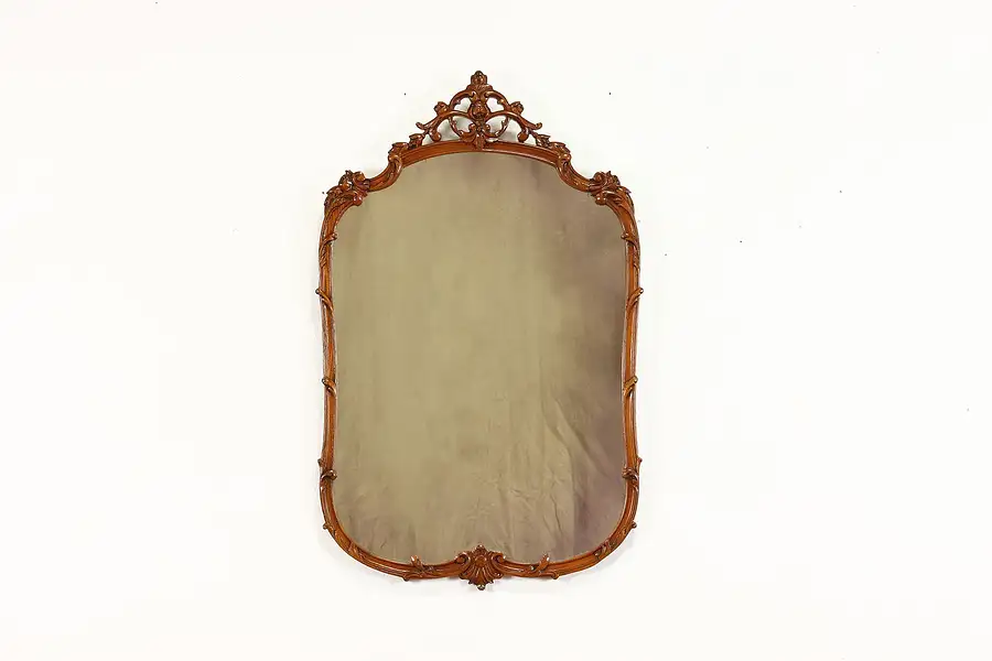 Main image of French Louis Style Carved Antique Wall Mirror, Joerns