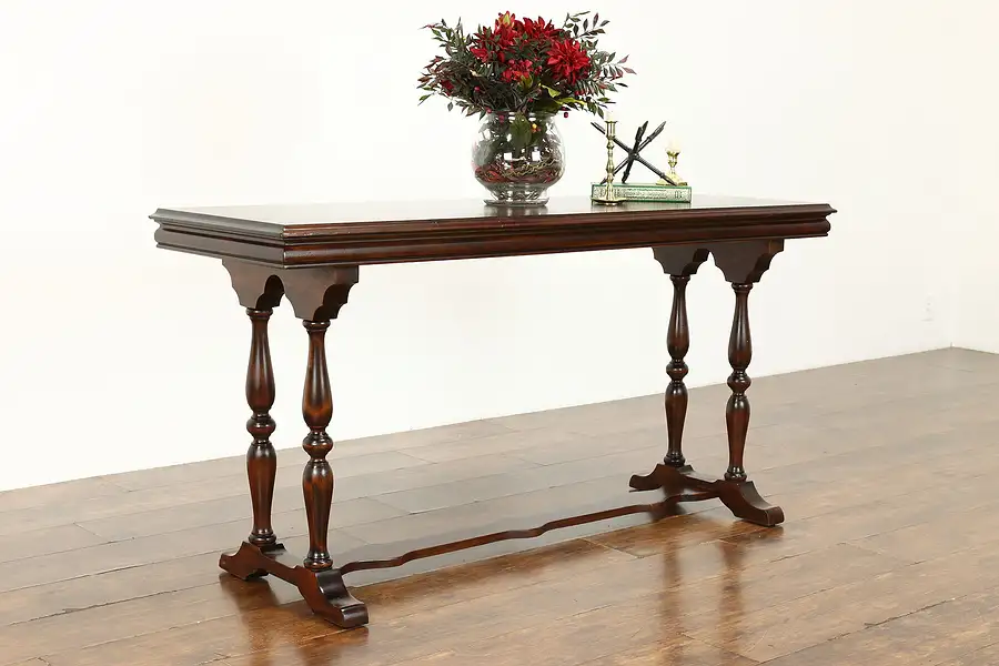 Main image of Traditional Antique Mahogany Sofa Table, Hall Console or Sideboard