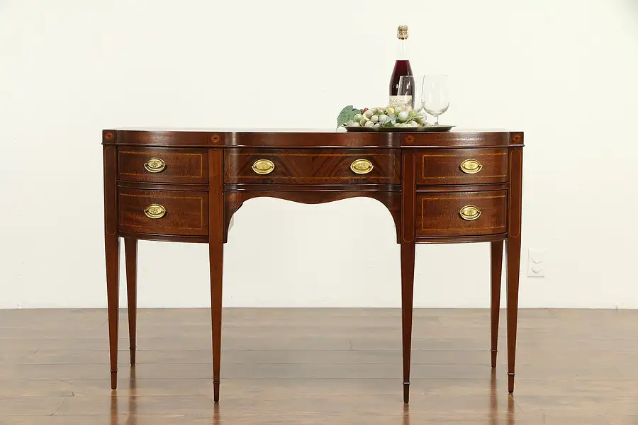 Main image of Traditional Small Vintage Sideboard, Server or Hall Credenza, Rockford