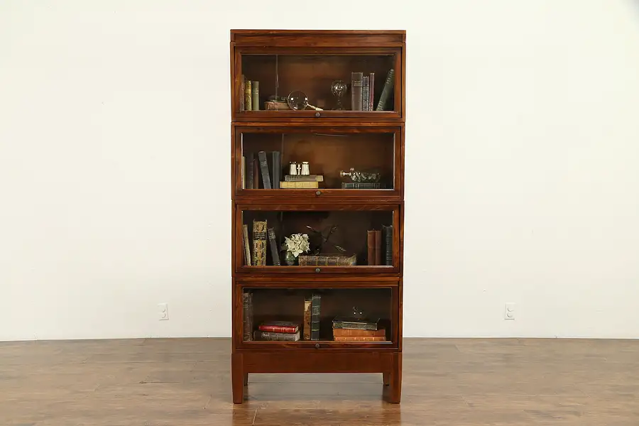 Main image of Lawyer 4 Stack Vintage Bookcase, Lycoming for NASA