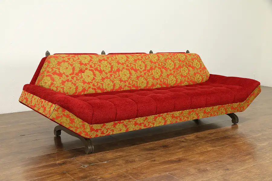 Main image of Midcentury Modern All Original 1960 Vintage Jetson Era Sofa