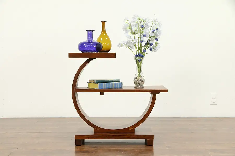 Main image of Midcentury Modern 1950's Vintage Tiered End Table or Nightstand