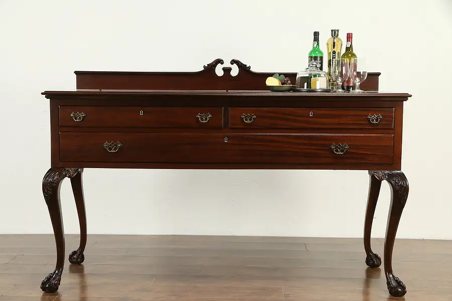 Main image of Georgian Design Vintage Mahogany Sideboard, Server or Hall Console