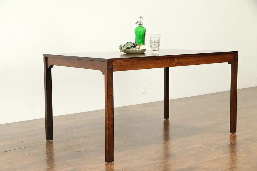 Main image of Midcentury Modern Vintage Danish Rosewood Dining Table or Desk