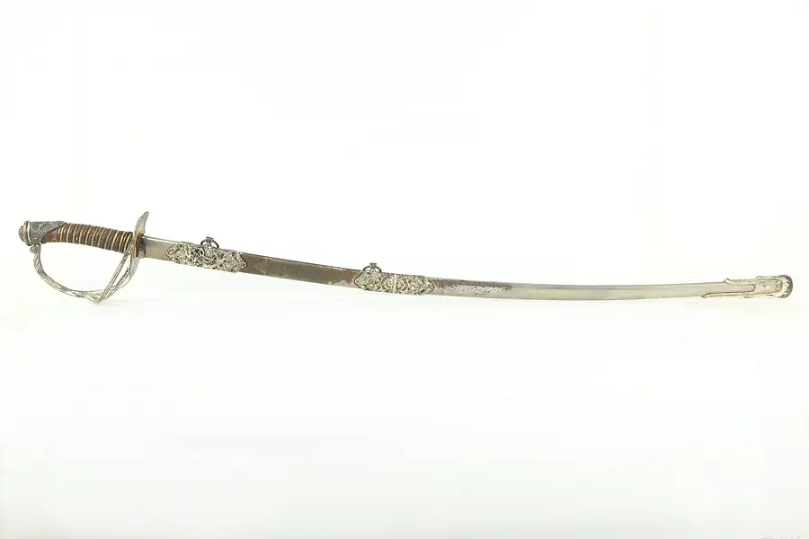 Main image of Ceremonial Antique Sword & Sheath, Henderson Ames, Germany, 0dd Fellows