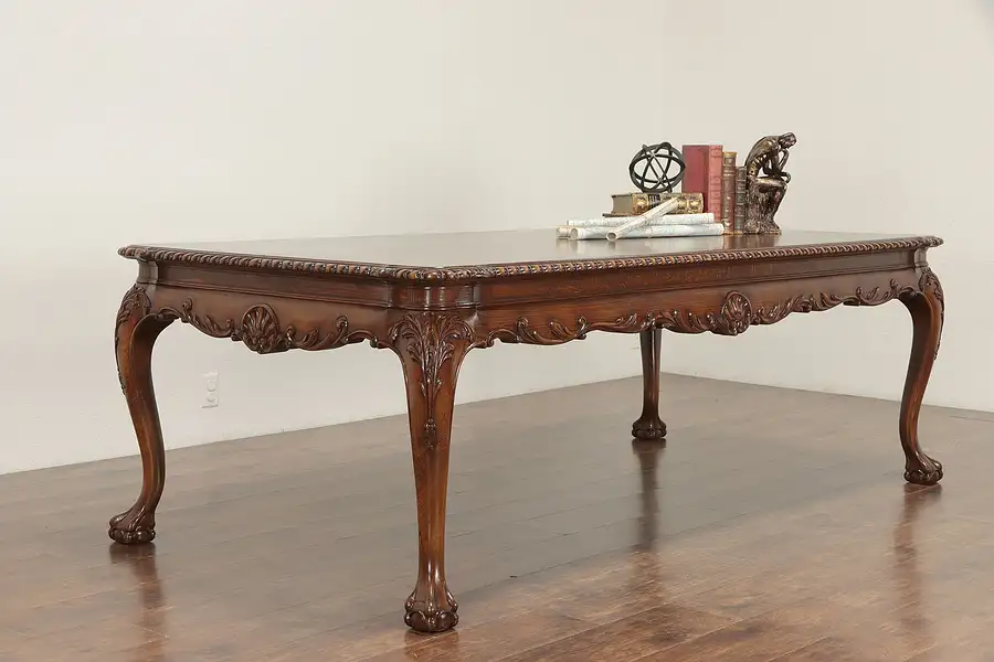 Main image of Georgian Design Mahogany Dining, Office, Conference or Library Table