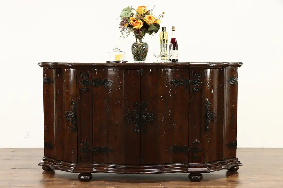 Main image of Fruitwood TV or Hall Console Cabinet or Sideboard