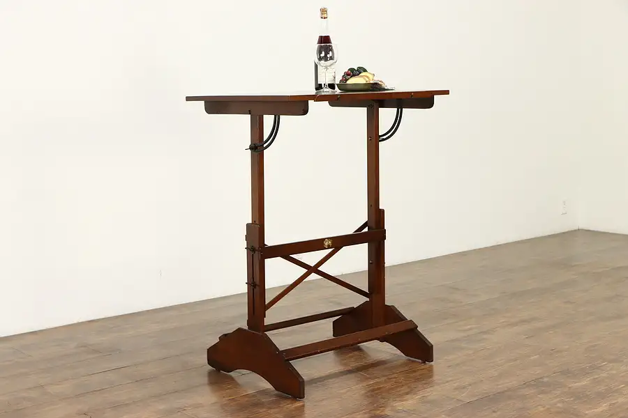 Main image of Drafting or Wine Table Adjustable Artist Vintage Drawing Desk Anco Bilt