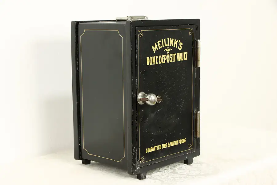 Main image of Small Antique Safe, Original Pinstriping, Meilinks Toledo