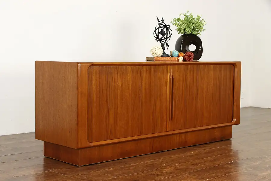 Main image of Midcentury Modern Teak 1960 Vintage Danish Credenza Sideboard, Pedersen