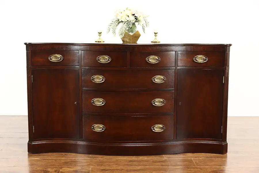 Main image of Traditional Mahogany Vintage Sideboard, Server, Buffet, Heritage Henredon