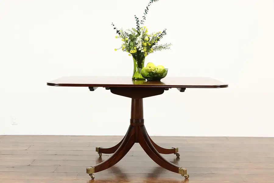 Main image of Georgian Design Vintage Mahogany Dining or Breakfast Table, Tilt Top