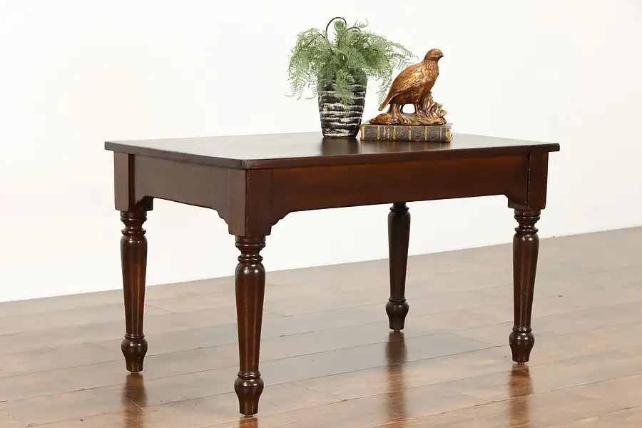 Main image of Victorian Antique Coffee Table, Turned Legs