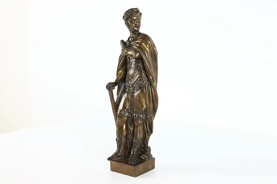 Main image of Classical Roman Design Vintage Bronze Statue, Sculpture of David