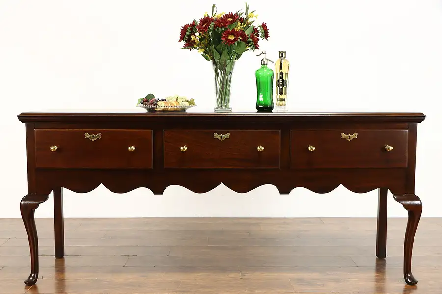 Main image of Georgian Mahogany Vintage Sideboard, Hall Console or Bar, Henkel-Harris