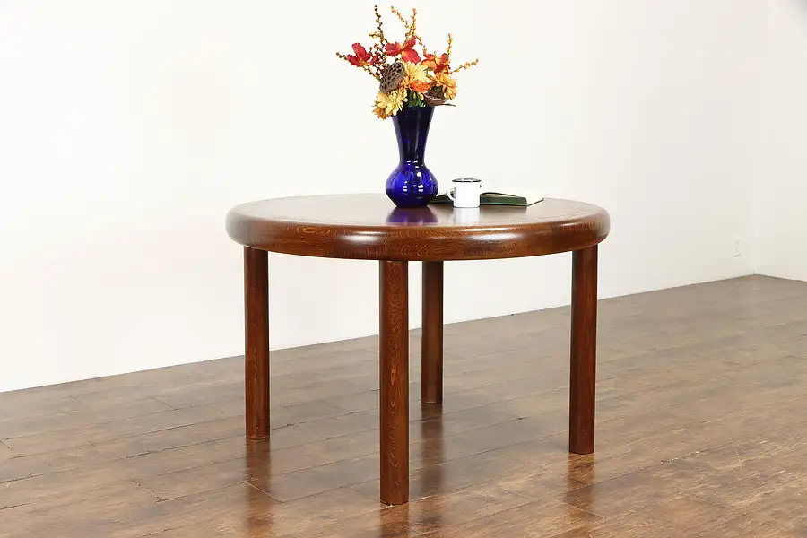 Main image of Midcentury Modern Vintage Oak Rosewood Game, Office, Dining Table Dunbar