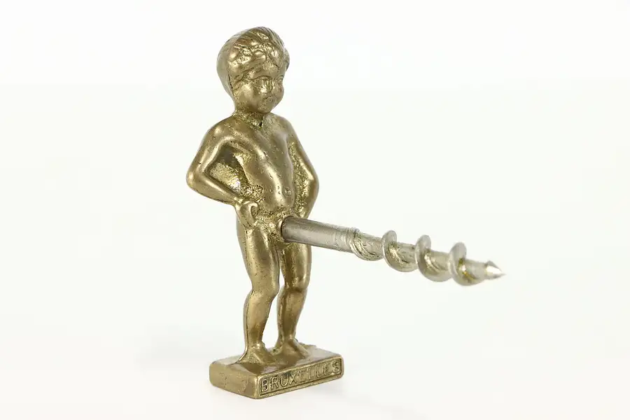 Main image of Manneken Pis Pissing Boy Belgian Wine Corkscrew, Brussels