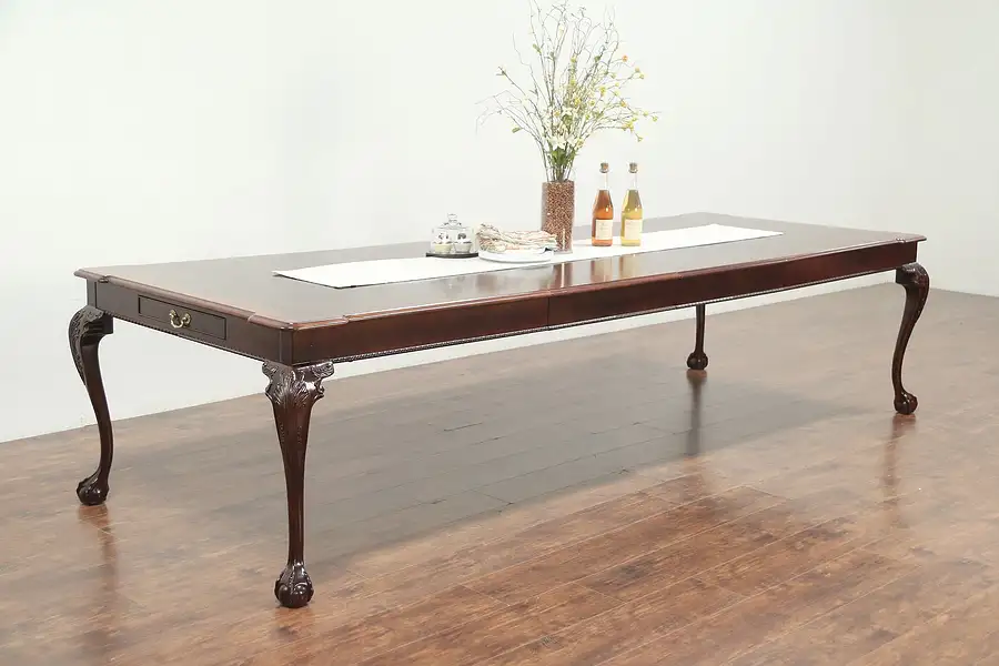 Main image of Henredon Rittenhouse Square Vintage Dining Table, Extends 10' 4"