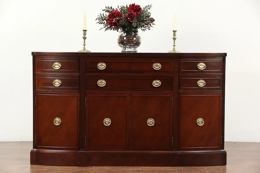 Main image of Traditional Vintage Mahogany Sideboard, Server or Buffet, Signed Rway