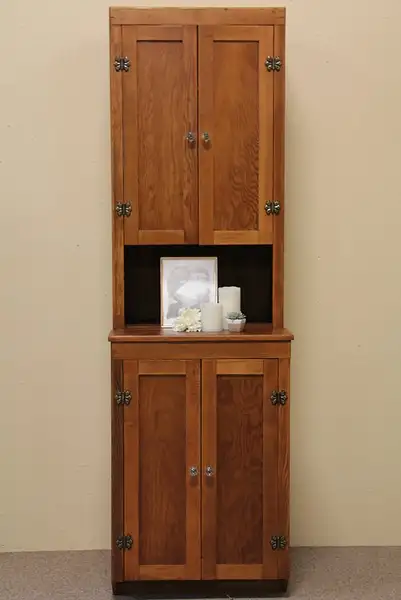 Main image of Country 1930's Antique Pantry Cupboard