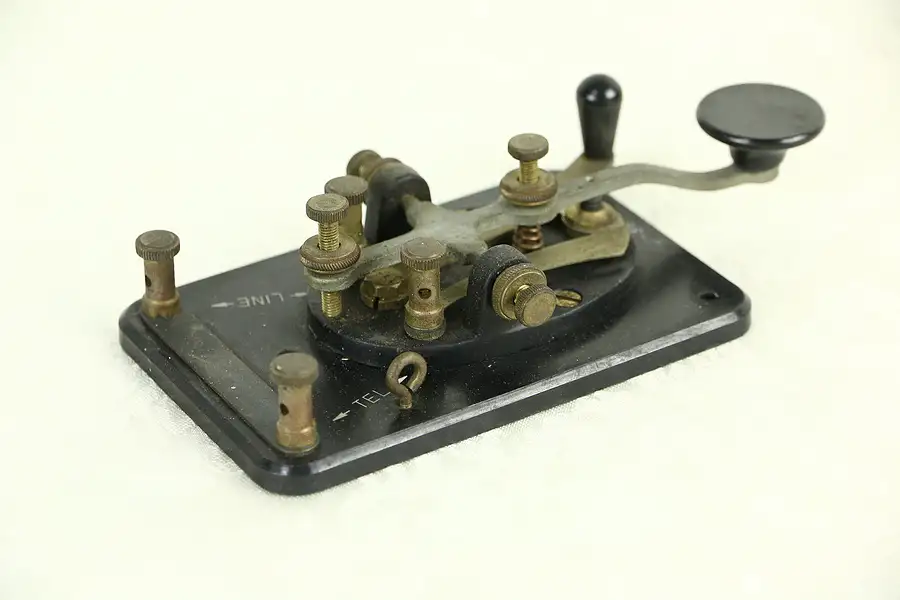 Main image of Telegraph Key, 1900's Bakelite & Brass Antique