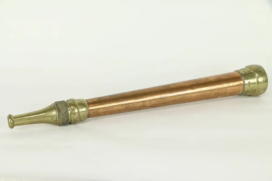 Main image of Brass & Copper Antique Fire Hose Nozzle