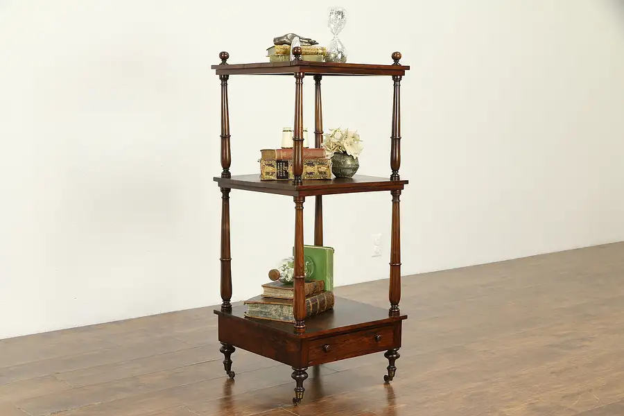 Main image of Rosewood Antique 1830's English Etagere or Dessert Stand