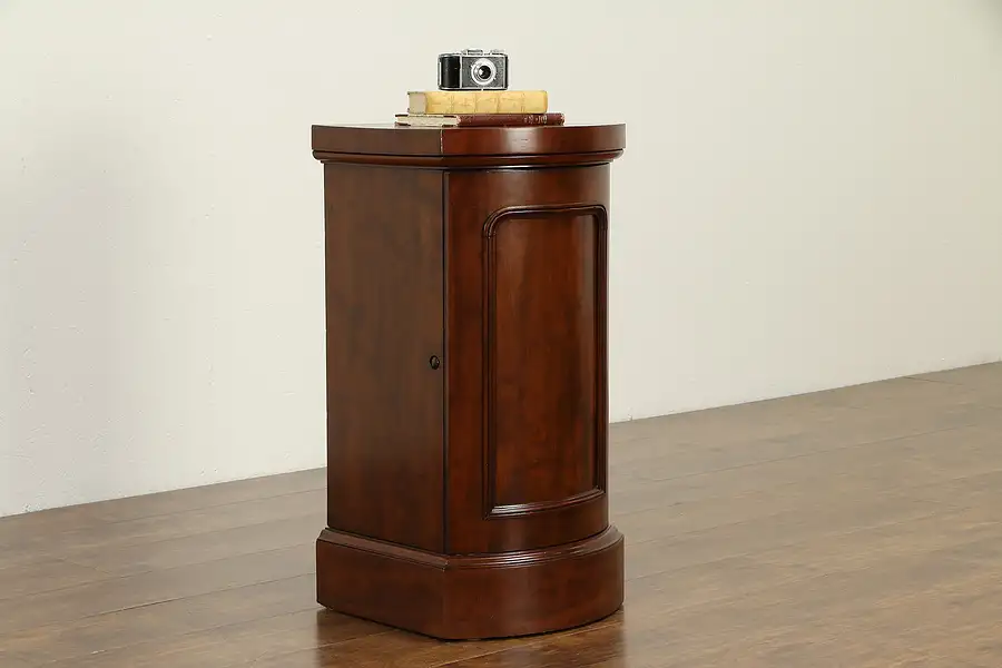 Main image of English Antique Mahogany NIghtstand, Pedestal or End Table