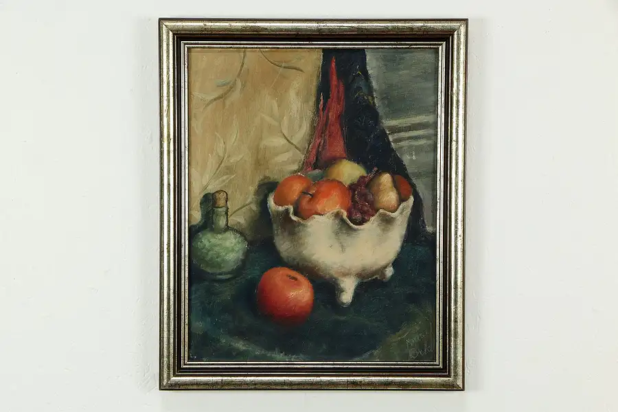 Main image of Still Life Fruit Original Oil Painting, Basil Orlov 1943