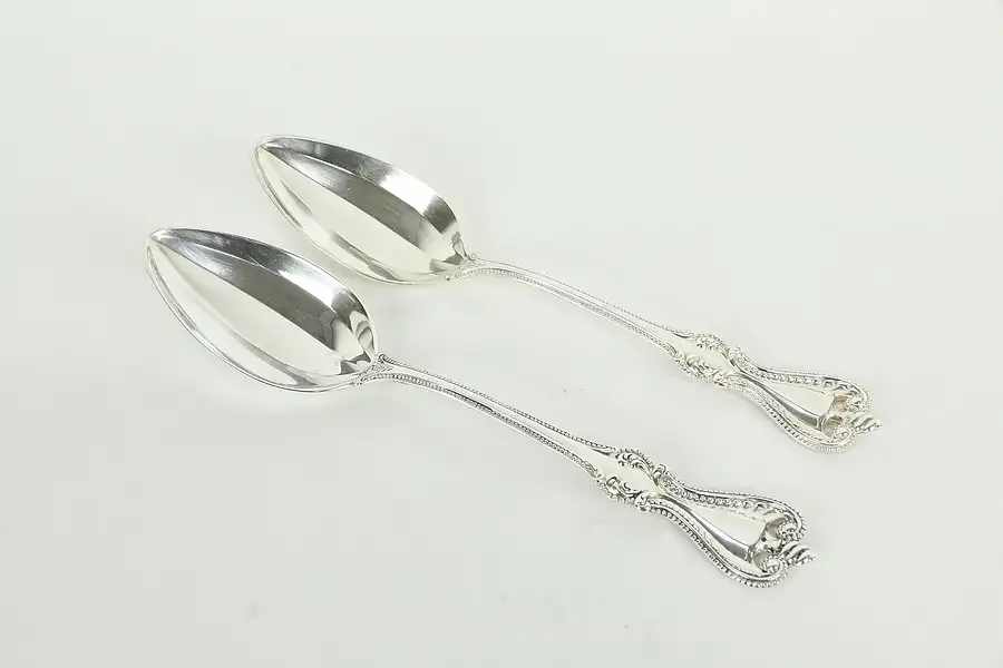 Main image of Towle Old Colonial Pair of Sterling Silver 8 5/8" Serving Spoons