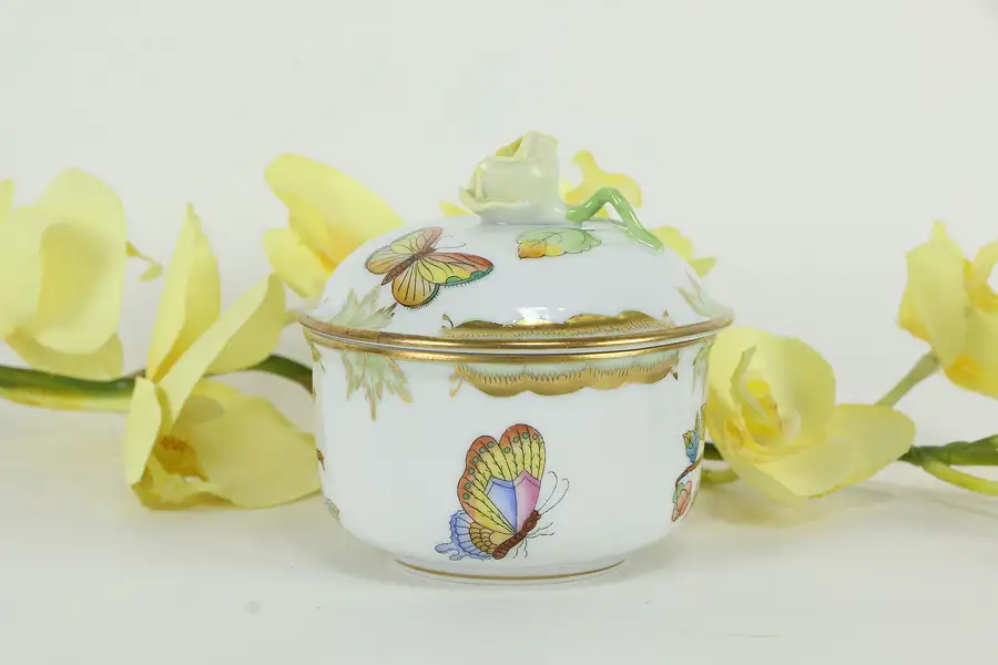 Main image of Herend Rothschild Bird Covered Jar