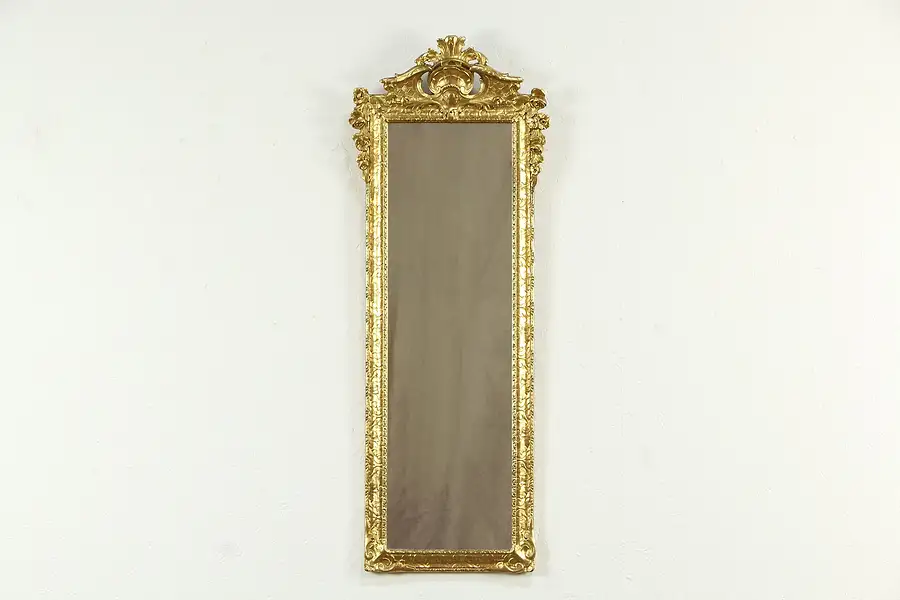 Main image of Rococo Design Gold Framed Vintage Mirror