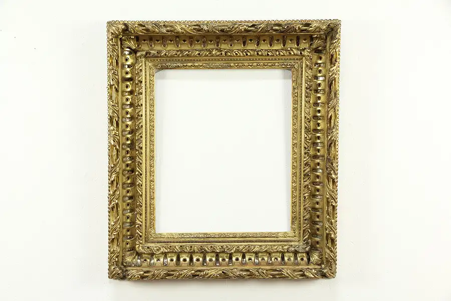 Main image of Victorian Antique Ornate Picture, Portrait or Mirror Frame fits 20 x 24"