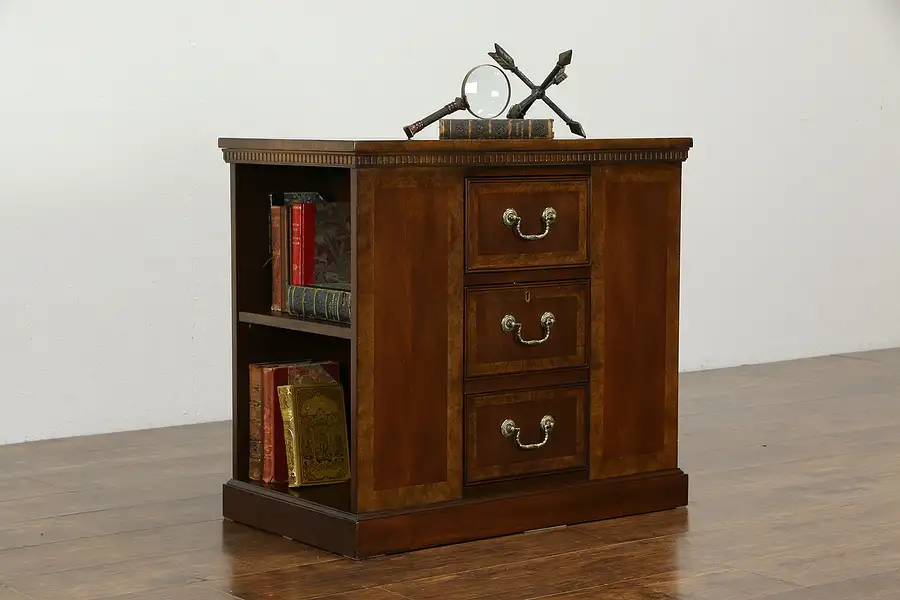 Main image of Traditional Vintage End Table, Bookcases & File Drawer, Hekman